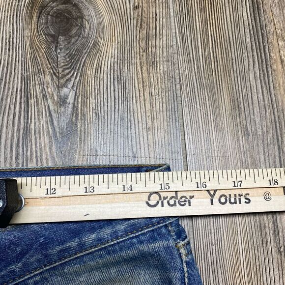 Vintage Levi's 501 Redline Selvedge Denim #6 Button Fly 70s USA Jeans 30x29 - Picture 15 of 16